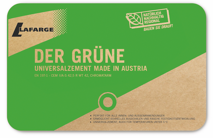 Zement "Der Grüne" 25kg - CEM II/A-S 42,5 R WT 42