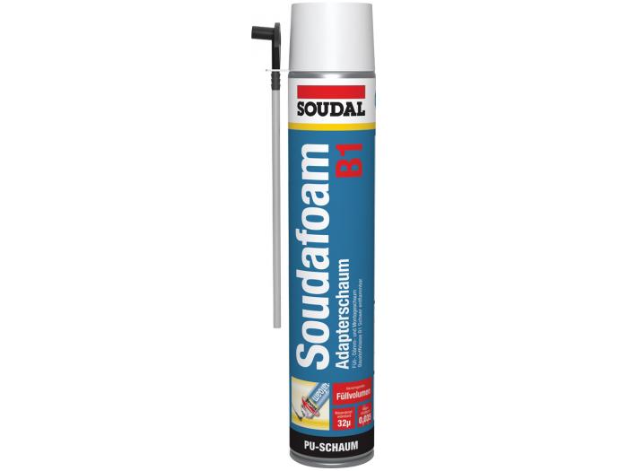 Soudal Soudafoam B1 Feuerbeständiger PU-Adapterschaum 750ml