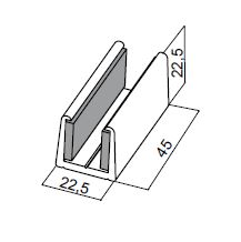 Eclisse Bodenführung