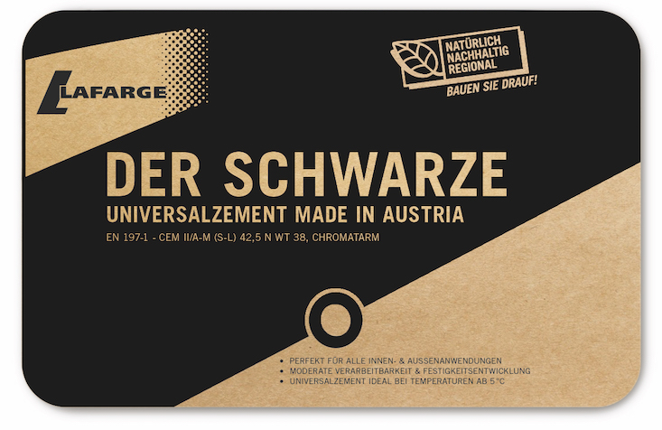 Zement "Der Schwarze" 25kg - CEM II/A-M (S-L) 42,5 N WT 38