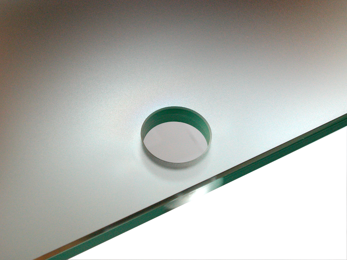 Aufzahlung CNC gefrästes Griffloch für Glastüren