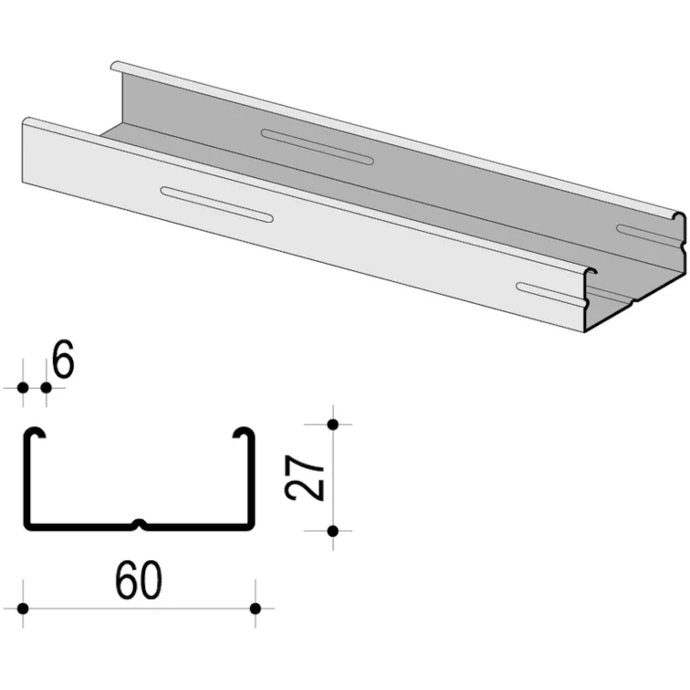 CD Profil 60x27x0,6mm