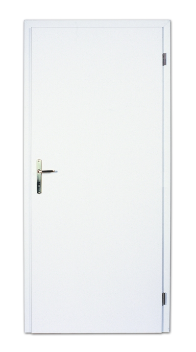 Holztürblatt weiß lackiert