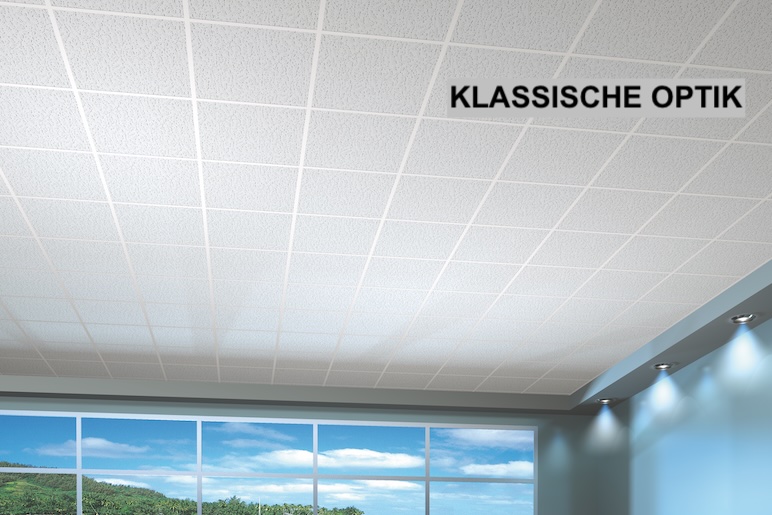 Mineralfaserdecke mit Harmony und Unterkonstruktion