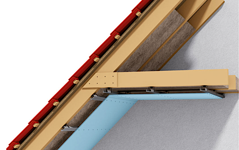 Dachgeschossausbau - 60 Minuten Brandschutz - feuchtraumtauglich mit feuchteadaptiver Dampfbremse