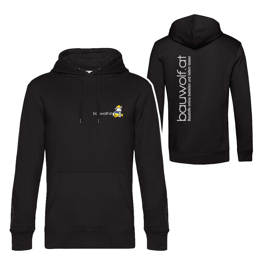 bauwolf Premium Hoodie black