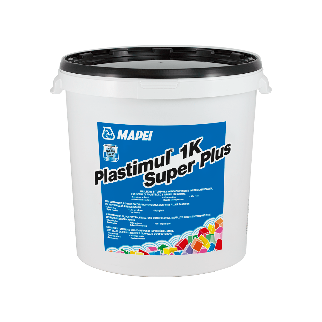 Mapei PLASTIMUL 1K SUPER PLUS  Bitumendickbeschichtung 30 Liter/19,5kg