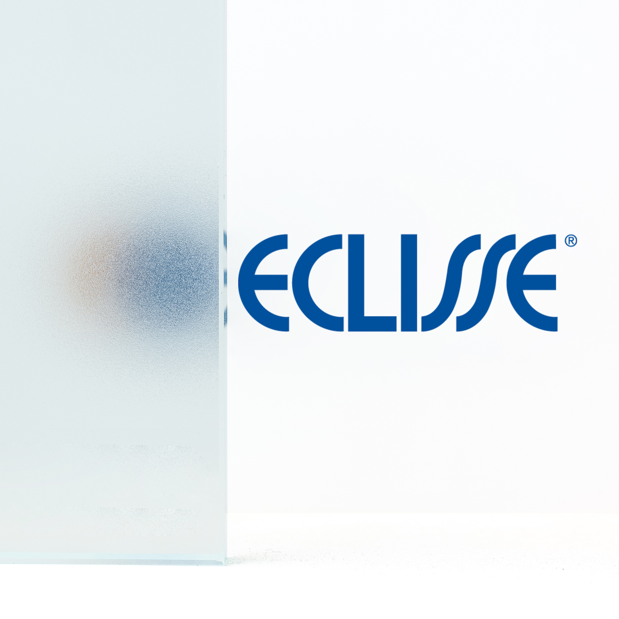 Eclisse Ganzglas-Schiebetürblatt ESG 8mm Ausführung SATINIERT für Höhe 200cm