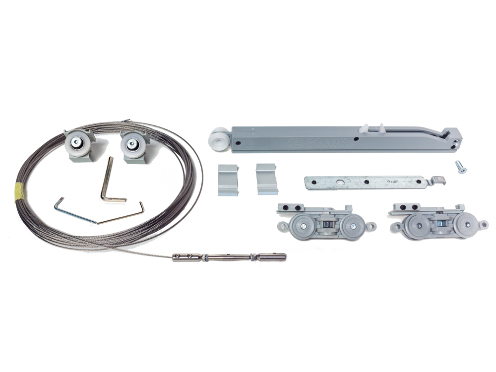 Eclisse Simultanöffnungsset für Doppelflügelschiebetüren Syntesis Line