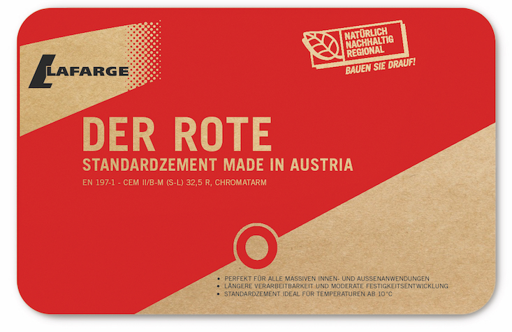 Zement "Der Rote" 25kg - CEM II/B-M (S-L) 32,5 R