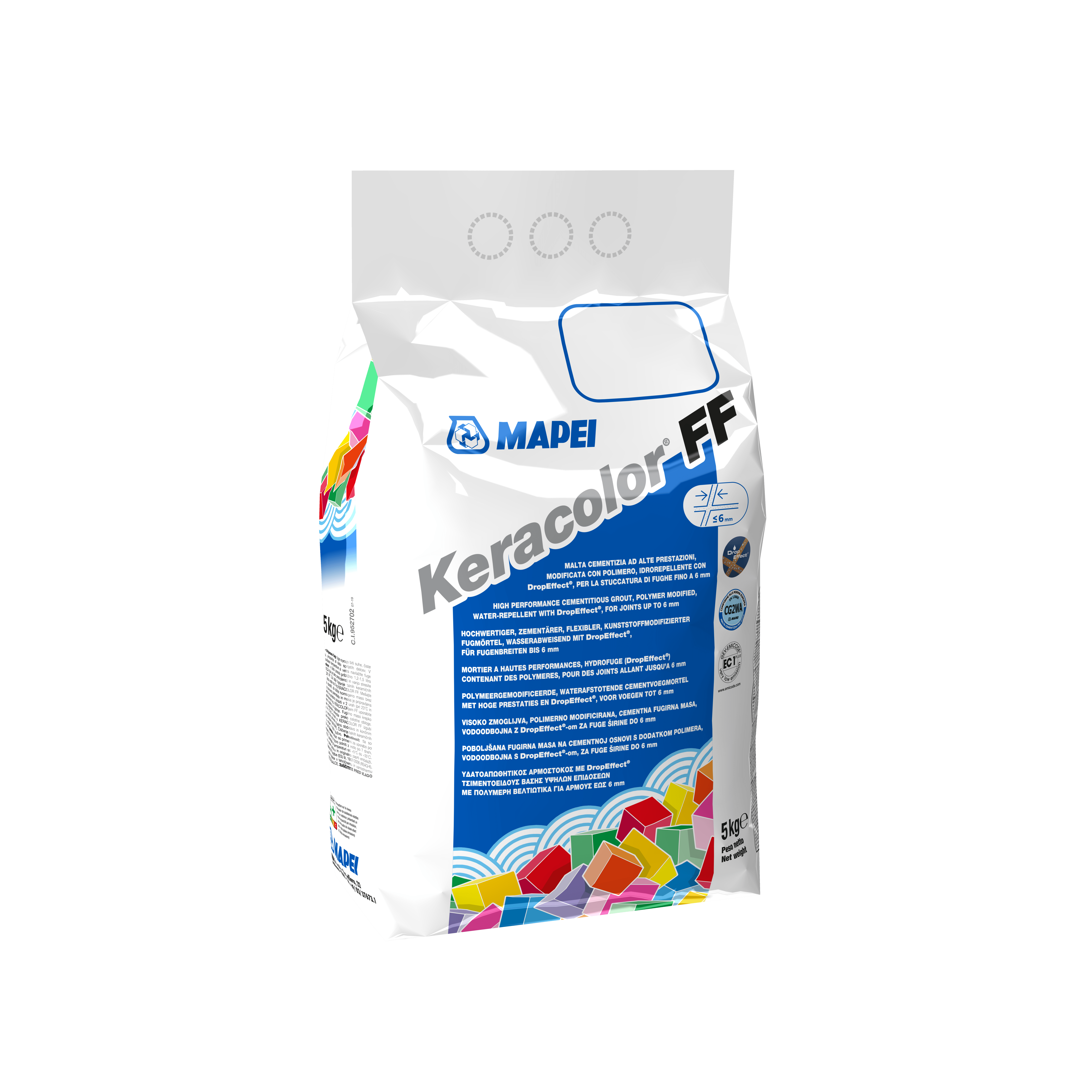 Mapei Fugenmörtel Keracolor FF Flexfuge Fein 5kg