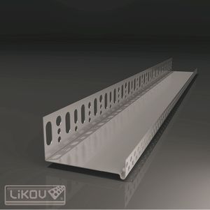 Sockelprofil Alu mit Tropfkante 2,5lfm