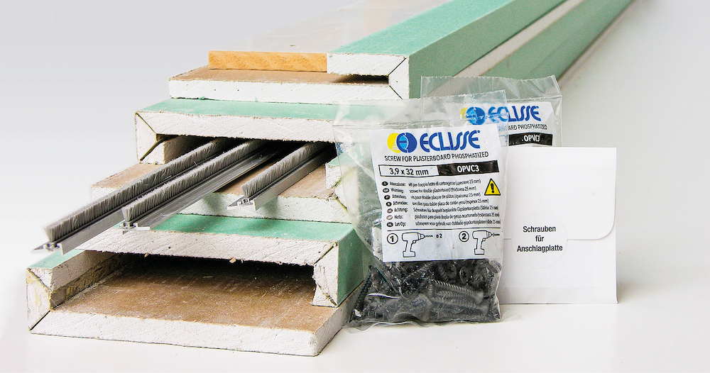 Eclisse Stockverkleidung aus Gipskarton für Holz-Türblatt 40mm 1-flg.