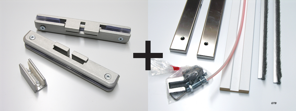 Eclisse Umrüstsatz für Glasschiebetüren Syntesis Line