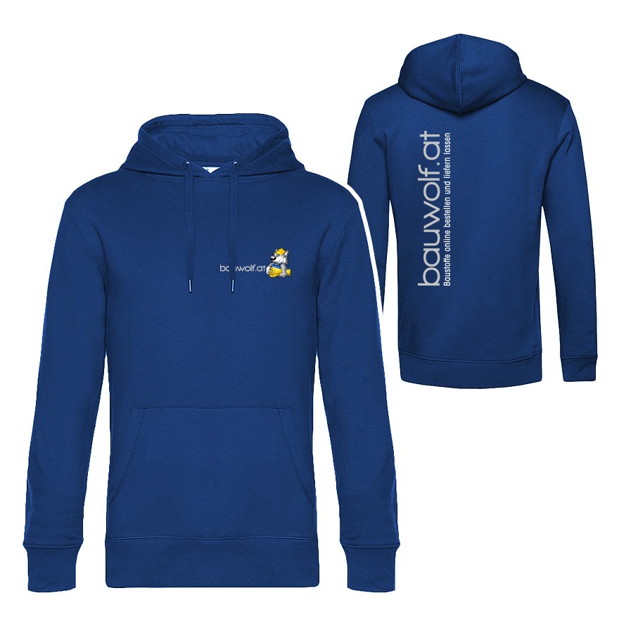 bauwolf Premium Hoodie blue