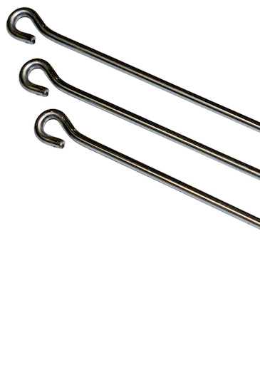 Draht mit Öse verzinkt